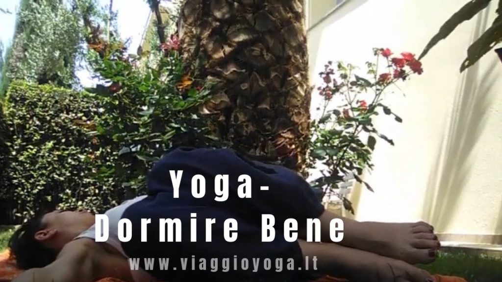 dormire bene attraverso yoga