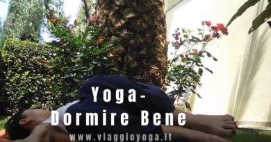 dormire bene attraverso yoga