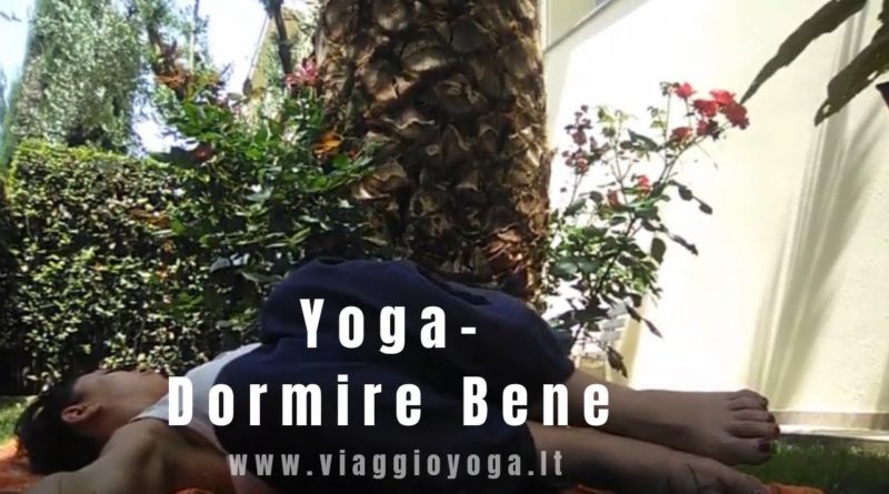 dormire bene attraverso yoga