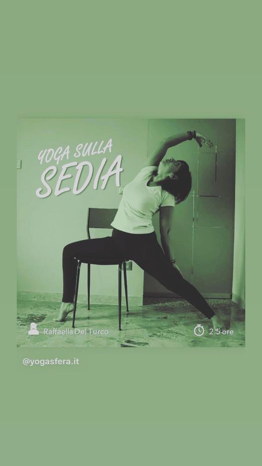 yoga sulla sedia