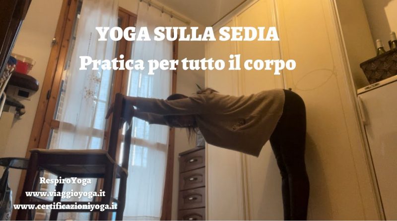 Yoga sulla sedia