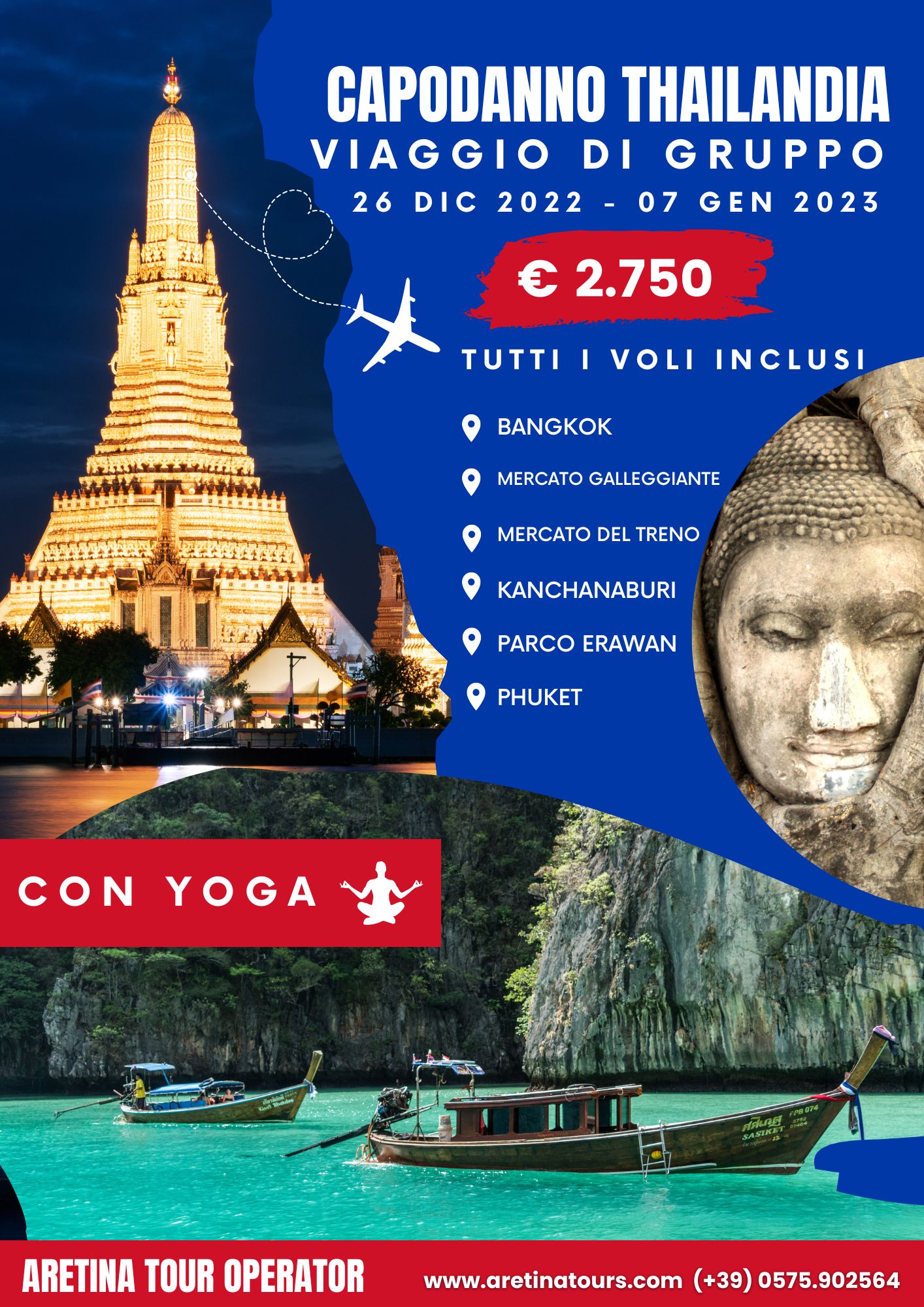 Tour Yoga Capodanno Thailandia