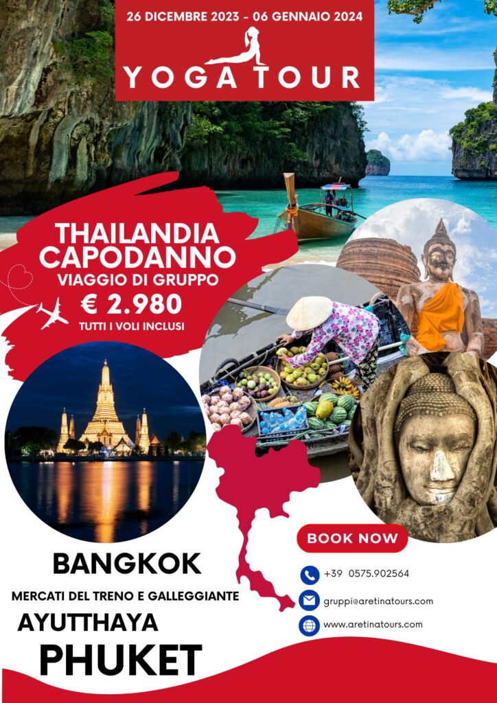 viaggio organizzato capodanno Thailandia ritiro yoga